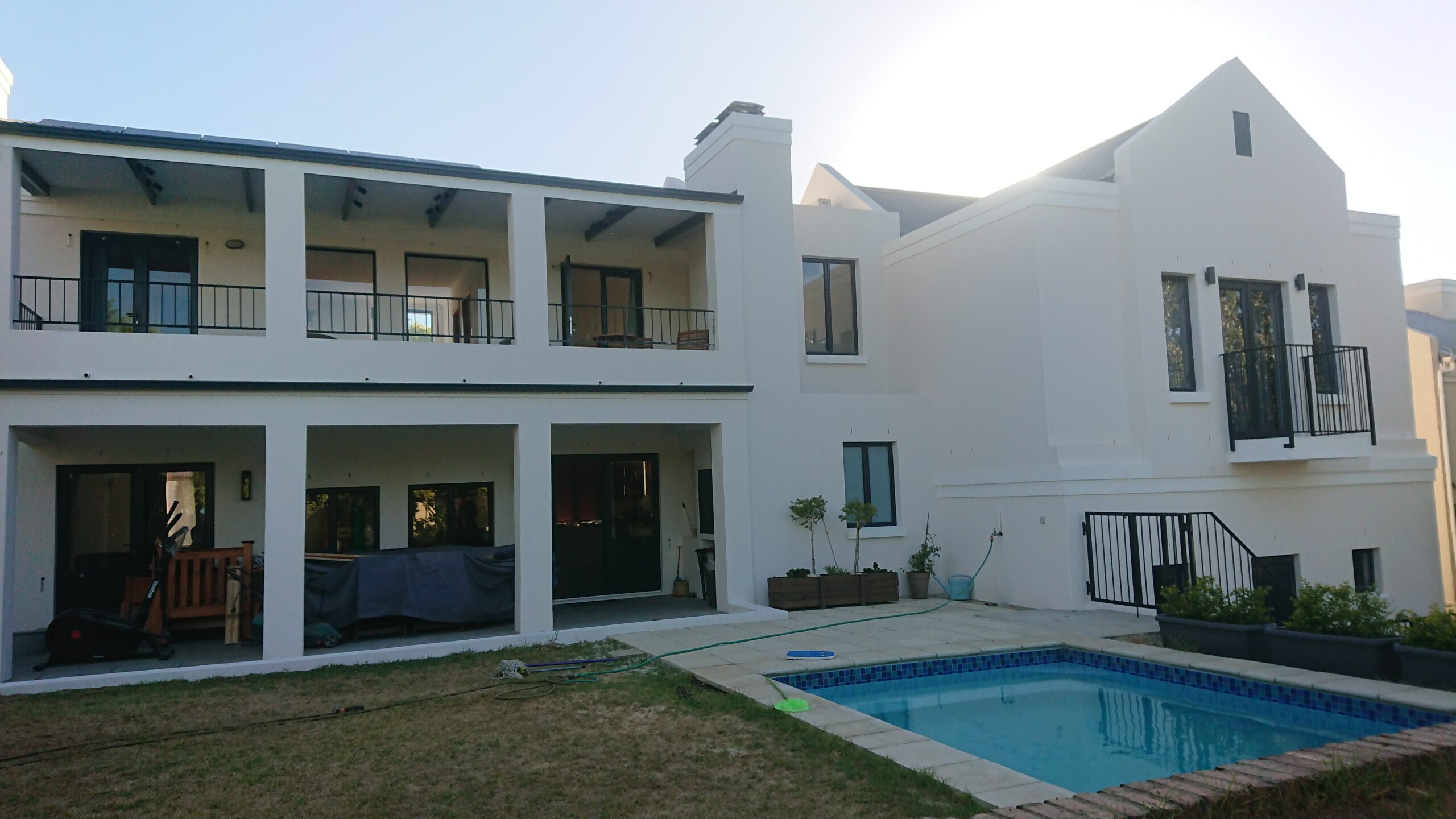 Completed residential construction project with clean workmanship and quality finishes